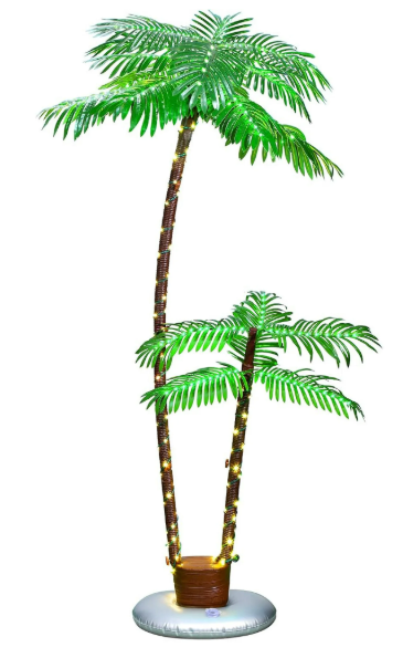 6ft Solar Powered LED Lighted Palm Tree