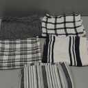 DII Assorted Woven, Kitchen Dishtowel Set, 18x28, Gray, 5 Piece