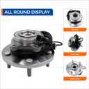 PAROD 2pcs 513273 Front Wheel Hub & Bearing Assembly Compatible with 2008-2016 Chrysler Town & Country, Dodge Grand Caravan, 2009-2014 VW Routan, 5 Lugs w/ABS