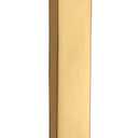 HASWARE House Number Sign 4 inch (10 cm) Polished Brass Finish Stylish Curvy Modern Door Numbers Signage Plaque Street Home Address Numerals(1, Brass)