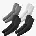 Arm Sleeves, Cooling UV Sun Protection Sports Compression for Men/Women, Size Large