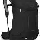 Osprey Hikelite 32L Lightweight Hiking Backpack - Durable Travel Daypack with Rain Cover for Men and Women, Black, S/M