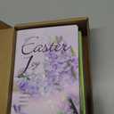 Eaasty 60 Sets Religious Easter Cards Bulk Christian Easter Cards with Envelopes and Stickers Christian Greeting Paper with Scripture of Blessings Inspirational Bulk Papers