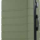 Sweetcrispy 28 Inch Checked Luggage, Suitcase with Spinner Wheels