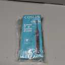 COSLUS C30 Electric Toothbrush for Adults: 3 Intensities & 5 Modes Customized for Effective Yet Gentle Ultra-Clean Feel, 2 Types of Heads for Gentle or Daily Care, Travel & Home Use, Black, 1PC