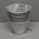 OBTANIM 8 Pack Galvanized Metal Buckets with Handle Ice Pails for Plants, Succulents, Party Favors Organizing, Rustic Home Decor or Classrooms Pencil Storage (7 x 5.1 inch)