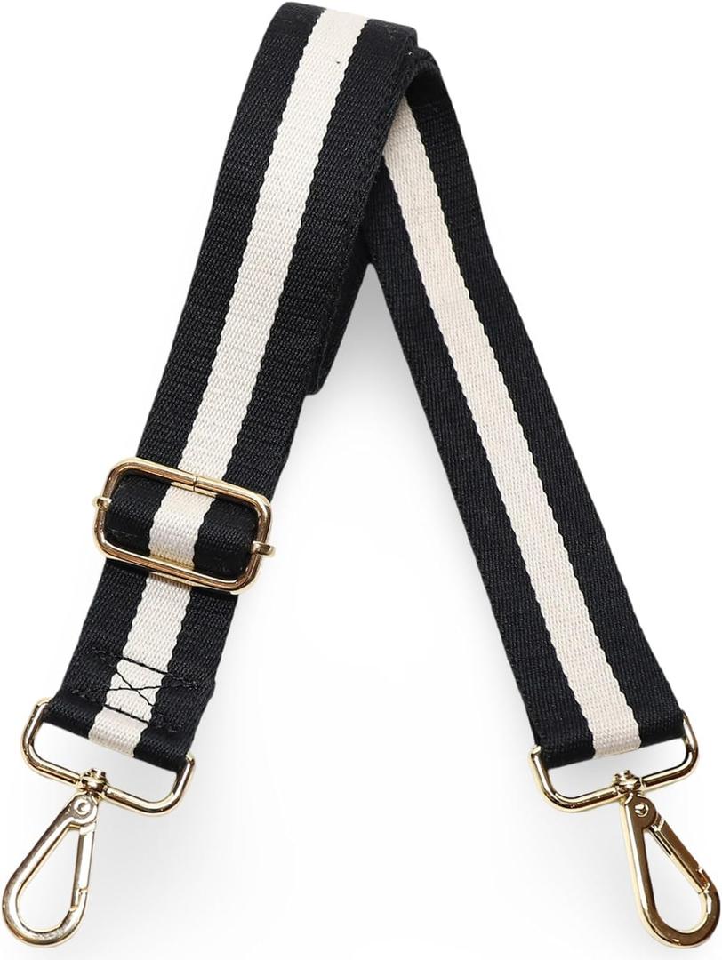 Kolti Purse Strap Replacement Crossbody Handbag Stripe Wide Adjustable