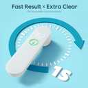 Thermometer for Adults and Kids, Fast Accurate Baby Thermometer, Fever Alarm & Mute Mode, Baby Essentials - Lifetime Support (White)