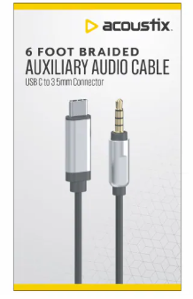 Acoustix™ Auxiliary Braided Audio Cable