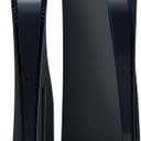 Joso Faceplate for PS5 Disc Edition, Anti-Scratch Dustproof Case Replacement, Cover Skin Compatible with PS5 Console with a Disc Drive, Plates for PS5 Accessories, Easy Installation - Black