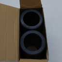 2 Pcs Baseball Bat Weight Sleeve 24 oz Black Baseball Batting Donut Training Aid, Adjustable Bat Weight for Youth Overload Swing Training