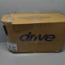 Drive Medical 12021KD-1 Bariatric Heavy Duty Bathroom Bench with Back, Gray