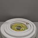 50ft Length Mini Split Line Set 1/4" 3/8" OD Copper Pipes Tubing and 3/8 White PE Thickened Insulated with Flared Nuts for Mini Split Air Conditioner HVAC or Heat Pump for 9000BTU (1/4+3/8 with wires)