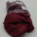 Melodieux 2 Panels Chiffon Sheer Curtains Rod Pocket Soft Silky Texture Sheer Window Panels Light Filtering Sheer Drapes for Living, Dining, Bedroom Décor - 52" W x 96" L,Burgundy