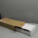 BAYKA White Floating Shelves for Wall  Rustic Wood Wall Shelves with Metal Brackets for Bathroom, Bedroom, Kitchen, or Living Room Decor Organization  Set of 3, Sturdy Storage with 22lb Capacity (15.7inches, C. White - Modern Minimalist Style)