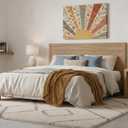 KecKoth Boho Sun Canvas Wall Art 16x24Inch