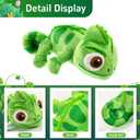 2 x Chameleon Plush DollsGirls and Children Chameleon Shoulder PlushLizard Cosplay Props Merch Gifts for Women Adults Green