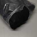 chouyatou Men's Stand Collar Wool-Blend Classic Pea Coat with Removable Inner Collar (Large, H36-black)