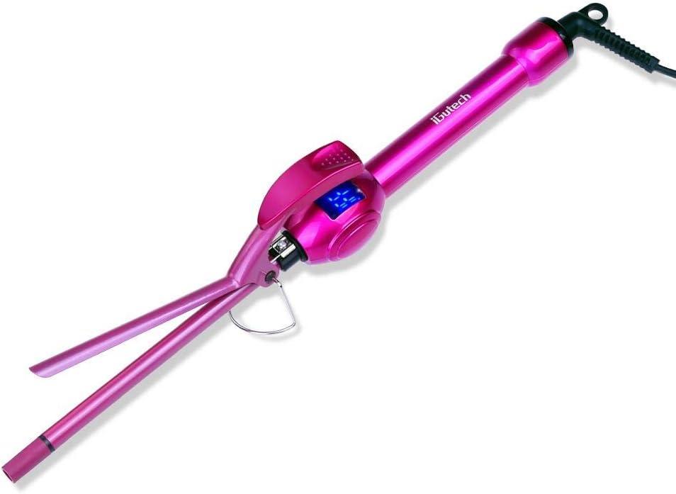 9mm Curling Iron Hair Curler,3/8 Inch Small Barrel Curling Iron Ceramic for Long & Short Hair