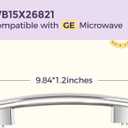 OEM WB15X26821 Door Handle Replacement Compatible with GE Microwave Oven JVM6175SK2SS JVM7195SK3SS JVM6175SK1SS JVM6175EK2ES JVM7195SK1SS,Replaces 4464467 AP6024408 PS11736302 EAP11736302