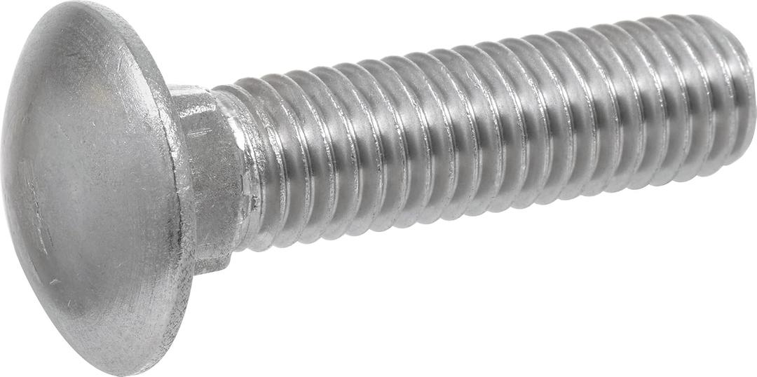 Hillman 832630 Stainless Steel Carriage Bolt, 3/8 x 2-1/2-Inch, Pack of 25