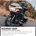 1-1/4" Engine Guard Highway Bar for Harley Touring Road King Street Glide Road Glide Electra Glide Tri Glide Ultra Classic Ultra Limited 2009-2024