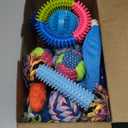 Beiker Dog Teething Chew Toys - 15 Pack Small Medium Breed Puppy Toy, Variety Dogs Rope Chew Toys Bundle for Boredom, Pet Interactive Squeaky Treat Dispensing Ball for Puppies