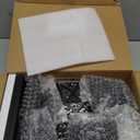 GIGALUMI Solar Lights Outdoor Waterproof, 6 Pack LED Solar Garden Lights, Outdoor Decorations, Garden Decor for Yard, Patio, Landscape, Planter, Walkway (Warm White)