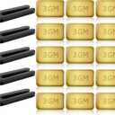20PCS Ceiling Fan Balancing Kit, 5 Sets High Calibration Blade Balance Tool Including 5 Pcs Resilient Clips and 15 Pcs Metal Self-Adhesive 3G Weight