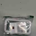 Peakeep Night Light Digital Alarm Clock Battery Operated with Indoor Temperature, Desk Small Clock (White)