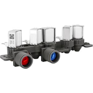 WT1101CW WT1701CW AJU75152601 AJU73213301 Washer Water Inlet Valve Assembly Fit for LG and Ken-more Elite 796 Series Washers WT7600HKA WT7200CV WT7200CW WT7500CW WT1901CK WT5480CW WT1701CW WT5170HW