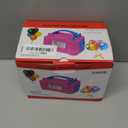 Balloon Pump Electric,110V 600W Balloon Blower Inflator Dual Nozzle Air Pump Balloons Inflator for Decoration, Party, Sport,Gifts:2 Balloon Tying Tools (Rose Red)