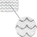 Ronsit Steam Mop Pads Compatible with Bissell 1252 1543 1632 1652 1132 1530 11326 1606670 Symphony Hard Floor Vacuum Steam Series, Fit for Powerfresh 2747A 1606670 Vac & Steam Mop (6)