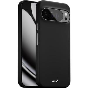 Mous for Google Pixel 10 Pro XL (2025) Case, Compatible with Qi2 MagSafe and Pixelsnap - Super Thin - Anti-Scratch Protective Phone Cover - Black