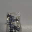 Pneumatic Push to Connect Air Flow Control Valve, 10mm Tube OD x 3/8" Male BSP Thread, Elbow 90 Degree Switch Valve Adapter Fitting (Pack of 5)