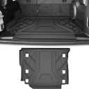 Cargo Mat fit for 2018-2026 Jeep Wrangler JL 4X4 with OEM Subwoofer, All-Weather Guard Trunk Mat Cargo Liners Heavy Duty Waterproof Odorless Durable Wrangler JL 4 Door - NOT FIT 4XE OR JK