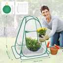 Plant Covers. 2pcs Durable Pop Up Fine Mesh Plant Tents, Plant Protector with 8 Stakes, Garden Crop Protection Cage to Keep Vegetables and Fruits, Plants Away from Birds, Deer, Squirrels