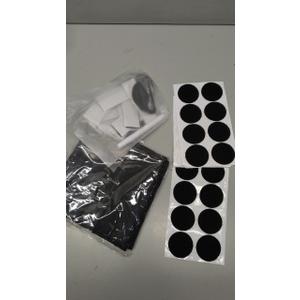 Adsamm® / 80 x self-Adhesive Felt Pads/ Black/ ø 2.36'' (ø 60 mm) / Round / 0.138'' / 3.5 mm Thick Stick-on Furniture Felt Glides/ Furniture & Chair Glides