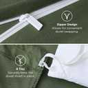 Bedsure Duvet Cover King - Only Includes 1 Duvet Cover (104"x90"), Hotel Luxury Soft Double Brushed All Season Bedding for Kids & Adults, Zipper Closure, Olive Green (No Comforter, No Pillow Shams)