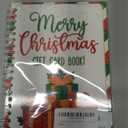 Honestchi Merry Christmas Gift Book, Greeting Card Holder Organizer 5''x7''Spiral Booklet for College Student Daughter Son Friends (DK07)