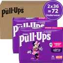 Pull-Ups Girls' Potty Training Pants, Size 6T-7T Training Underwear (55-75 lbs), 72 Count