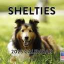 Sheltie Calendar 2025 Shetland Sheepdogs Monthly Wall Calender 12 Month | American Made In The USA