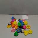 Kicko 2 inches Assorted Rubber Ducks in Bulk - 25 Pack - Ducking Jeeps for Kids
