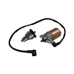 Starter Motor and Drive Bendix for GY6 47cc 49cc 50cc Scooter Moped for Chinese ATV Go Karts for Taotao for Sunl for Roketa for Tank for Jcl