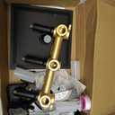 3 Handle Shower Faucet with Tub Spout Matte Black 3 Knobs Bathtub and Shower Faucet Set Three Handles Bath Tub and Shower Trim Kit