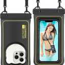 [Floatable] IP68 Waterproof Phone Pouch Floating, 2024 Cruise Ship Essentials Travel Must Haves Dry Bag for Vacation Beach Kayak Boat Accessories Bag for iPhone 15 14 13 12 Plus Pro Max Galaxy Pixel