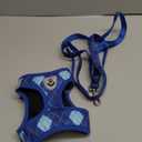 SCENEREAL Small Dog Harness and Leash Collar Set, Step in No Pull Soft Mesh Dog Harnesses for Small Medium Sized Dogs Puppy and Cats Outdoor Walking, No Chock Reflective Vest Harness, Blue Plaid M