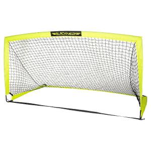 Franklin Sports Blackhawk Backyard Soccer Goal - Portable Kids Soccer Net - Pop Up Folding Indoor + Outdoor Goals - 6'6" x 3'"3' - Optic Yellow