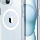 ESR for iPhone 15 Case, Translucent Matte Case, Compatible with MagSafe, Military-Grade Protection, Classic Series, Clear