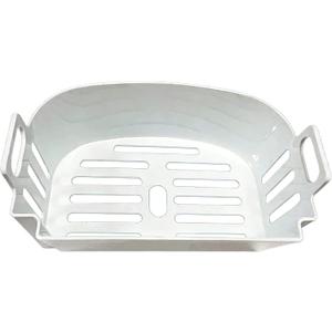 Ice Basket Replacement for Small Household Ice Makers - Food-Grade Plastic Ice Storage Bin Accessory with Drain Design (Size: 7.99"D x 4.76"W x 3.15"H) (HZB-12A)